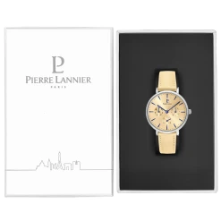 Montre Femme SYMPHONY Cadran Beige Bracelet Cuir Sable -Pierre Lannier Magasin De Vente 001G655 10 1000x1000 crop