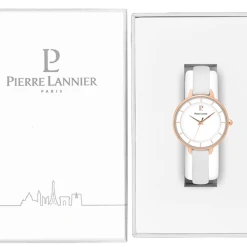 Montre Femme DELICE Cadran Blanc Bracelet Cuir Blanc 10 Montre Femme DELICE Cadran Blanc Bracelet Cuir Blanc -Pierre Lannier Magasin De Vente 001H900 10 1000x1000 crop