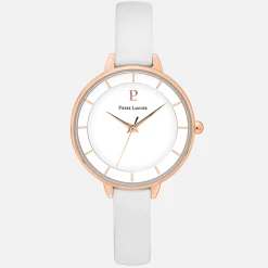 Montre Femme DELICE Cadran Blanc Bracelet Cuir Blanc 11 Montre Femme DELICE Cadran Blanc Bracelet Cuir Blanc -Pierre Lannier Magasin De Vente 001H900 13 1000x1000 crop