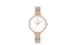 Montre Femme DELICE Cadran Blanc Bracelet Acier Doré-rose -Pierre Lannier Magasin De Vente 001H908 ld 0000 812x497 1
