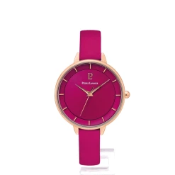 Montre Femme DELICE Cadran Framboise Bracelet Cuir Framboise -Pierre Lannier Magasin De Vente 001H955 ld 0000 1000x1000 crop