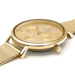 Montre Femme SYMPHONY Cadran Doré Bracelet Acier Milanais Doré -Pierre Lannier Magasin De Vente 002G548 4 1000x1000 crop