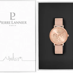Montre Femme SYMPHONY Cadran Doré Rose Bracelet Acier Milanais Doré Rose -Pierre Lannier Magasin De Vente 002G958 10 1000x1000 crop