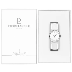 Montre Femme MULTIPLES Cadran Blanc Bracelet Cuir Blanc -Pierre Lannier Magasin De Vente 009M600 10 1000x1000 crop