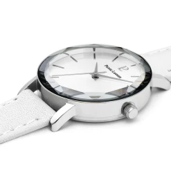 Montre Femme MULTIPLES Cadran Blanc Bracelet Cuir Blanc -Pierre Lannier Magasin De Vente 009M600 4 1000x1000 crop