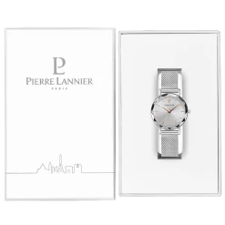 Montre Femme MULTIPLES Cadran Argenté Bracelet Acier Milanais Argenté -Pierre Lannier Magasin De Vente 009M628 10 1000x1000 crop
