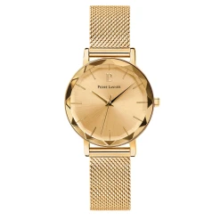 Montre Femme MULTIPLES Cadran Doré Bracelet Acier Milanais Doré