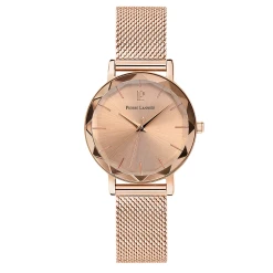 Montre Femme MULTIPLES Cadran Doré Rose Bracelet Acier Milanais Doré Rose