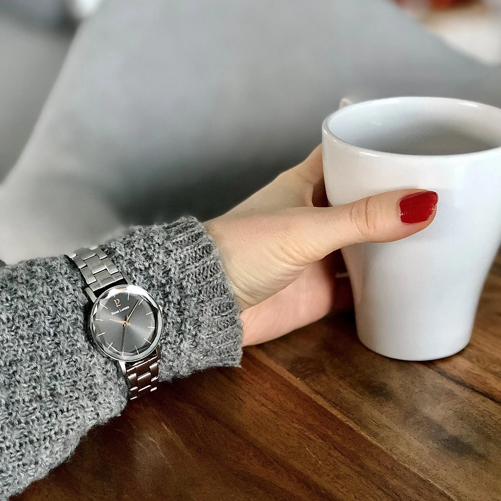 Montre Femme MULTIPLES Cadran Gris Bracelet Acier Argenté 4 Montre Femme MULTIPLES Cadran Gris Bracelet Acier Argenté – Image 2