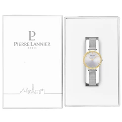 Montre Femme NOVA Cadran Argenté Bracelet Acier Milanais Argenté -Pierre Lannier Magasin De Vente 014J728 10 1000x1000 crop