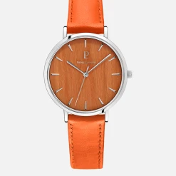 Montre Femme NATURE Cadran Orange Bracelet Cuir Orange 12 Montre Femme NATURE Cadran Orange Bracelet Cuir Orange -Pierre Lannier Magasin De Vente 017F644 13 1000x1000 crop