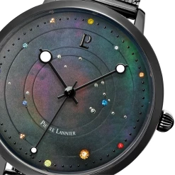 Montre Femme THEIA Cadran Noir Bracelet Acier Milanais Noir -Pierre Lannier Magasin De Vente 019L839 6 1000x1000 crop