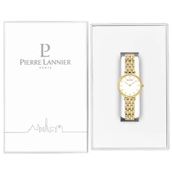 Montre Femme NOVA Cadran Blanc Bracelet Acier Doré -Pierre Lannier Magasin De Vente 021J502 10 1000x1000 crop