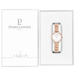 Montre Femme NOVA Cadran Blanc Bracelet Acier Doré-rose -Pierre Lannier Magasin De Vente 021J908 10 1000x1000 crop