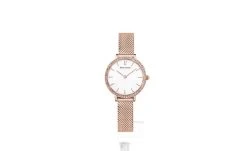 Montre Femme NOVA Cadran Blanc Bracelet Acier Milanais Doré-rose -Pierre Lannier Magasin De Vente 023L928 0000 812x497 1