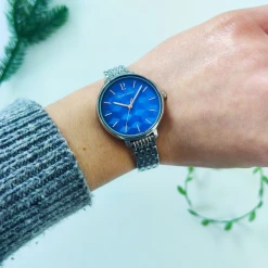 Montre Femme MIRAGE Cadran Bleu Bracelet Acier Argenté 8 Montre Femme MIRAGE Cadran Bleu Bracelet Acier Argenté -Pierre Lannier Magasin De Vente 026K661 2 1000x1000 crop