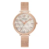 Montre Femme MIRAGE Cadran Blanc Bracelet Acier Milanais Doré-rose -Pierre Lannier Magasin De Vente 027L998 1 1000x1000 crop