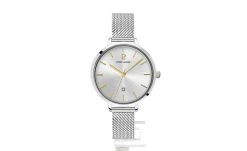 Montre Femme ECHO Cadran Argenté Bracelet Acier Milanais Argenté -Pierre Lannier Magasin De Vente 031M621 ld 0000 812x497 1