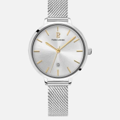 Montre Femme ECHO Cadran Argenté Bracelet Acier Milanais Argenté -Pierre Lannier Magasin De Vente 031M621 13 1000x1000 crop