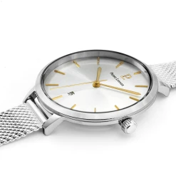 Montre Femme ECHO Cadran Argenté Bracelet Acier Milanais Argenté -Pierre Lannier Magasin De Vente 031M621 4 1000x1000 crop