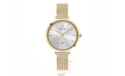 Montre Femme ECHO Cadran Argenté Bracelet Acier Milanais Doré 13 Montre Femme ECHO Cadran Argenté Bracelet Acier Milanais Doré -Pierre Lannier Magasin De Vente 032K522 ld 0000 812x497 1