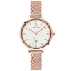 Montre Femme ECHO Cadran Blanc Bracelet Acier Milanais Doré-rose -Pierre Lannier Magasin De Vente 032K908 1 1000x1000 crop