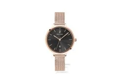 Montre Femme ECHO Cadran Gris Bracelet Acier Milanais Doré-rose -Pierre Lannier Magasin De Vente 032K938 ld 0000 812x497 1