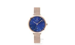 Montre Femme ECHO Cadran Bleu Bracelet Acier Milanais Doré-rose 15 Montre Femme ECHO Cadran Bleu Bracelet Acier Milanais Doré-rose -Pierre Lannier Magasin De Vente 032K968 ld 0000 812x497 1