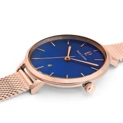 Montre Femme ECHO Cadran Bleu Bracelet Acier Milanais Doré-rose 12 Montre Femme ECHO Cadran Bleu Bracelet Acier Milanais Doré-rose -Pierre Lannier Magasin De Vente 032K968 4 1000x1000 crop