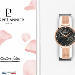 Montre Femme EOLIA Cadran Gris Bracelet Acier Milanais Doré Rose -Pierre Lannier Magasin De Vente 039L938 10 1000x1000 crop