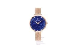 Montre Femme EOLIA Cadran Bleu Bracelet Acier Milanais Doré Rose 11 Montre Femme EOLIA Cadran Bleu Bracelet Acier Milanais Doré Rose -Pierre Lannier Magasin De Vente 039L968 ld 0000 812x497 1