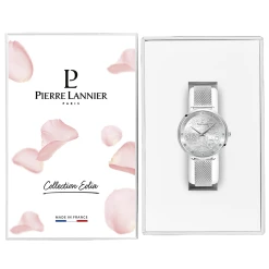 Montre Femme EOLIA Cadran Argenté Bracelet Acier Milanais Argenté -Pierre Lannier Magasin De Vente 040J628 10 1000x1000 crop