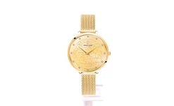 Montre Femme EOLIA Cadran Doré Bracelet Acier Milanais Doré -Pierre Lannier Magasin De Vente 041K548 ld 0000 812x497 1