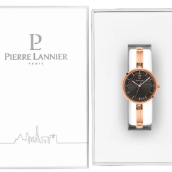 Montre Femme PRETTY Cadran Noir Bracelet Acier Doré-rose -Pierre Lannier Magasin De Vente 048M938 10 1000x1000 crop