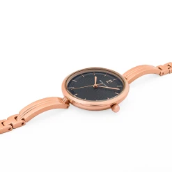 Montre Femme PRETTY Cadran Noir Bracelet Acier Doré-rose -Pierre Lannier Magasin De Vente 048M938 4 1000x1000 crop