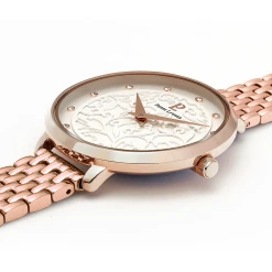 Montre Femme EOLIA Cadran Blanc Bracelet Acier Doré Rose -Pierre Lannier Magasin De Vente 053J908 4 1000x1000 crop