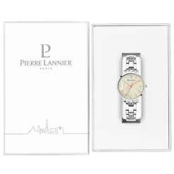 Montre Femme AURA Cadran Blanc Bracelet Acier Argenté -Pierre Lannier Magasin De Vente 054K691 10 1000x1000 crop