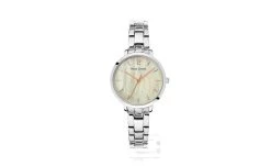 Montre Femme AURA Cadran Blanc Bracelet Acier Argenté -Pierre Lannier Magasin De Vente 054K691 0000 812x497 1