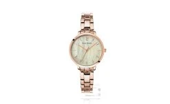 Montre Femme AURA Cadran Blanc Bracelet Acier Doré-rose -Pierre Lannier Magasin De Vente 055M999 0000 812x497 1