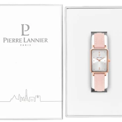 Montre Femme ARIANE Cadran Argenté Bracelet Cuir Rose -Pierre Lannier Magasin De Vente 057H925 10 1000x1000 crop