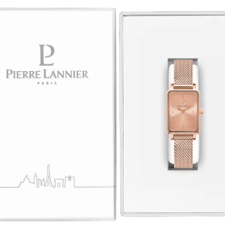 Montre Femme ARIANE Cadran Doré Rose Bracelet Acier Milanais Doré-rose -Pierre Lannier Magasin De Vente 057H958 10 1000x1000 crop