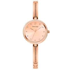 Montre Femme LEIA Cadran Doré-rose Bracelet Acier Doré- Rose