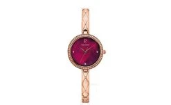 Montre Femme LEIA Cadran Framboise Bracelet Acier Doré- Rose -Pierre Lannier Magasin De Vente 061K958 ld 0000 812x497 1