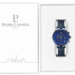 Montre Femme LUTECIA Cadran Bleu Bracelet Acier Milanais Bleu -Pierre Lannier Magasin De Vente 084J869 10 1000x1000 crop