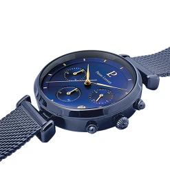 Montre Femme LUTECIA Cadran Bleu Bracelet Acier Milanais Bleu -Pierre Lannier Magasin De Vente 084J869 4 1000x1000 crop