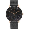 Montre Homme WOOFER Cadran Noir Bracelet Acier Milanais Noir -Pierre Lannier Magasin De Vente 201F239 1 1000x1000 crop