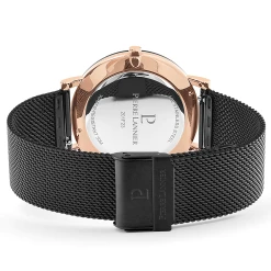 Montre Homme WOOFER Cadran Noir Bracelet Acier Milanais Noir -Pierre Lannier Magasin De Vente 201F239 7 1000x1000 crop