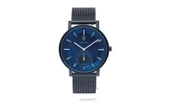 Montre Homme WOOFER Cadran Bleu Bracelet Acier Milanais Bleu -Pierre Lannier Magasin De Vente 201F469 ld 0000 812x497 1