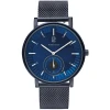 Montre Homme WOOFER Cadran Bleu Bracelet Acier Milanais Bleu