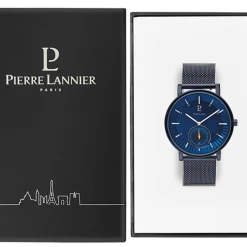 Montre Homme WOOFER Cadran Bleu Bracelet Acier Milanais Bleu -Pierre Lannier Magasin De Vente 201F469 10 1000x1000 crop